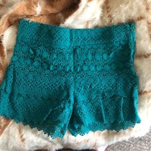 Lace shorts from Loft